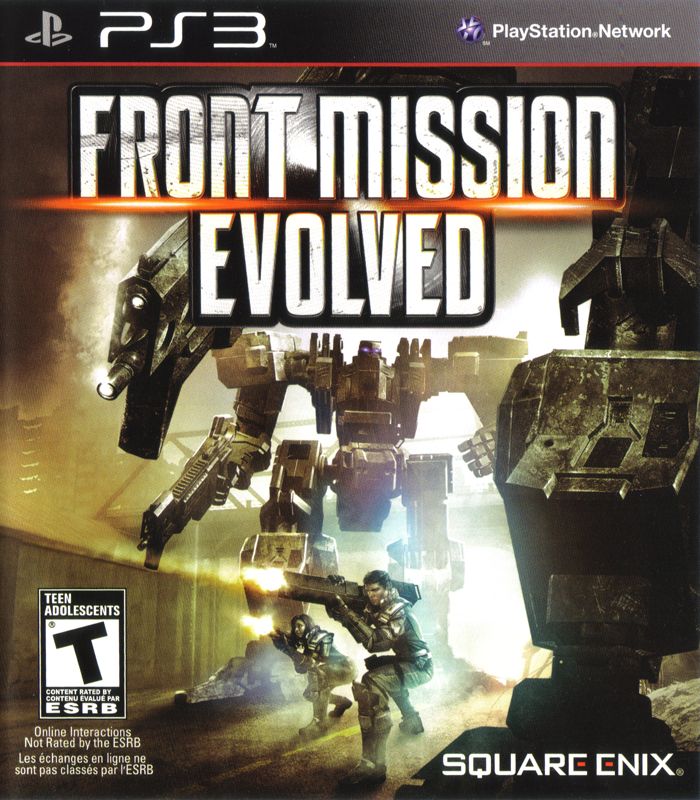 Front Mission Evolved box art for Playstation 3